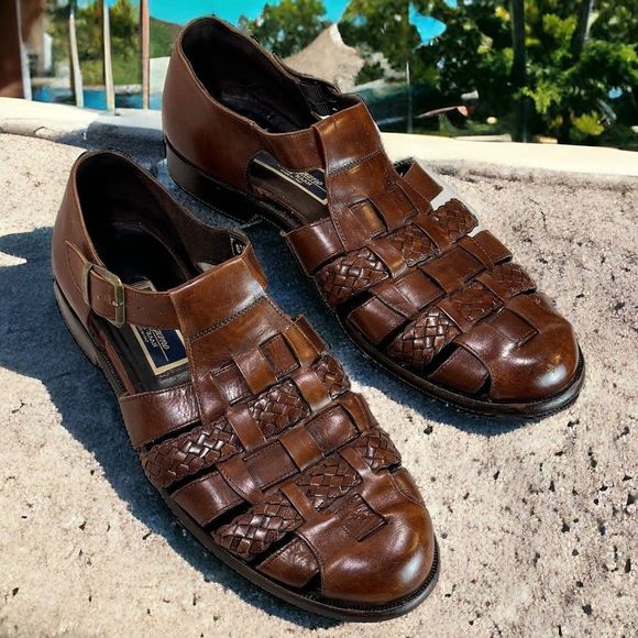 Bragano Other - Vintage Bragano by Cole Hahn Fisherman Sandals Mens Size 11M
